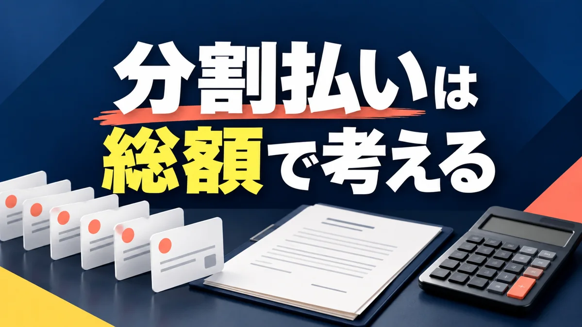 加盟費を分割払いにする前に確認したい総額・支払条件・資金繰りのアイキャッチ画像