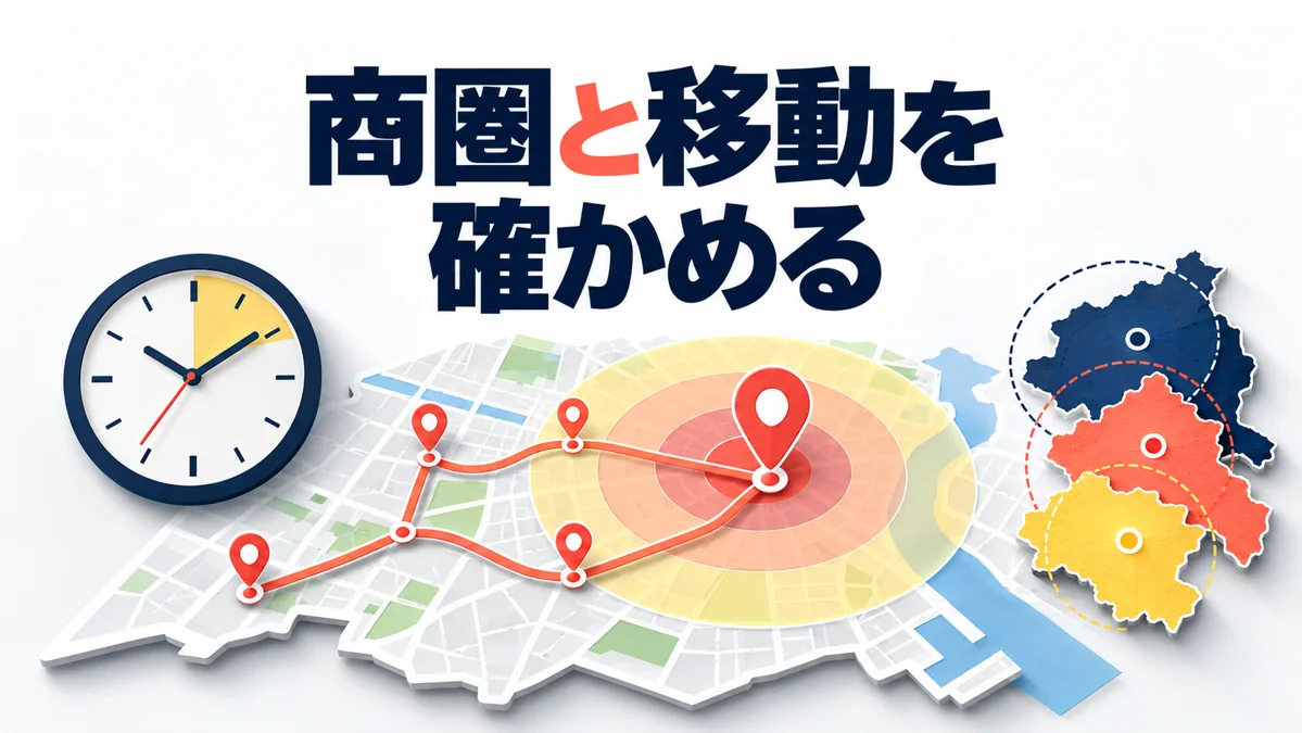 地方のフランチャイズ選び｜商圏・移動時間・営業先をどう確認する？のアイキャッチ画像