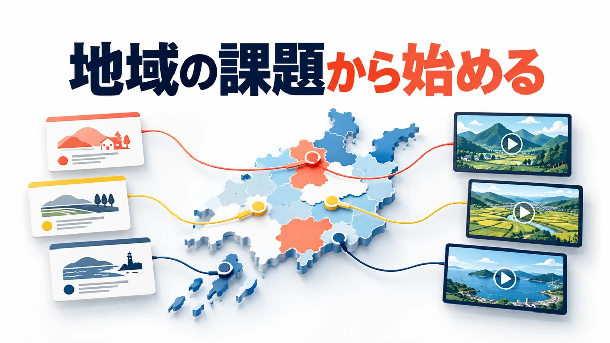 地方で動画の仕事を始めるには？地域企業の課題から提案を考えるのアイキャッチ画像
