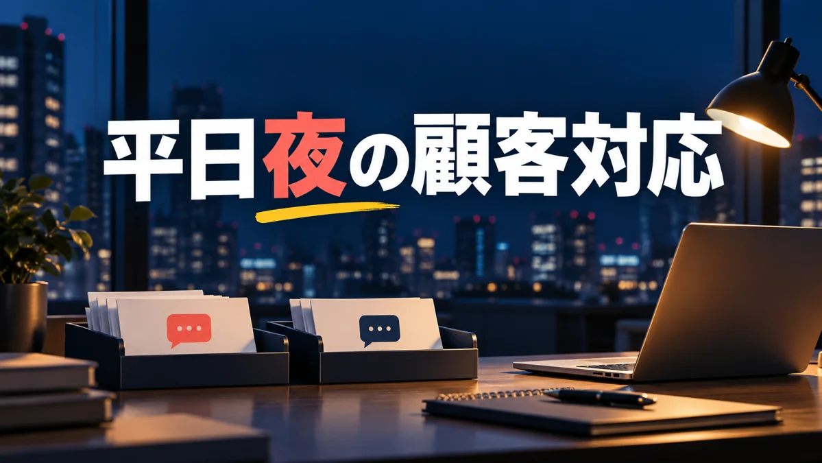平日夜に副業を進めるには?顧客対応で困らない仕事の組み立て方のアイキャッチ画像