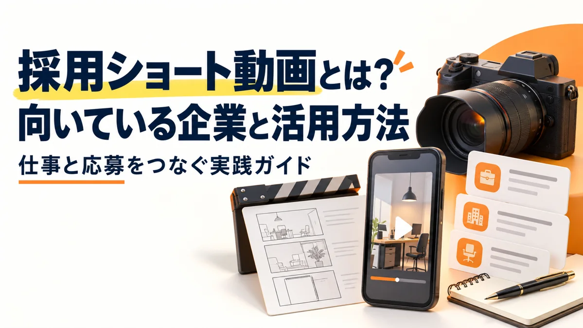 採用ショート動画とは？向いている企業・使い方・始める前の確認のアイキャッチ画像