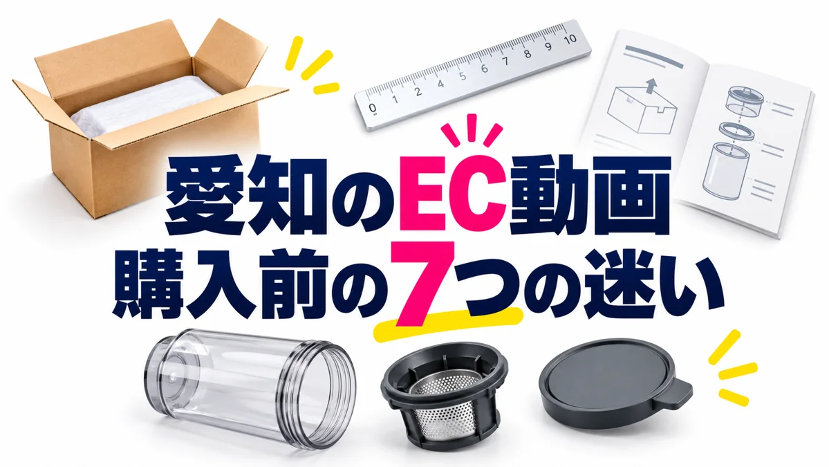 愛知のEC事業者向けUGC風動画|購入前の迷いに答える7つの企画のアイキャッチ画像