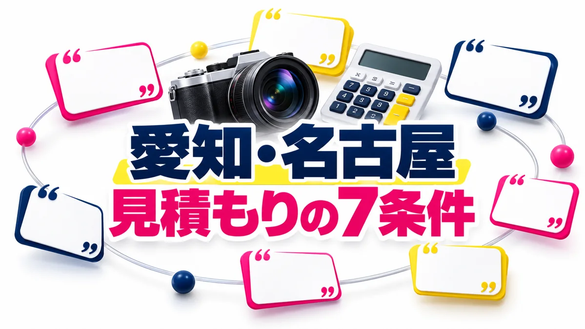 愛知・名古屋のショート動画制作|見積もりが変わる7つの条件のアイキャッチ画像