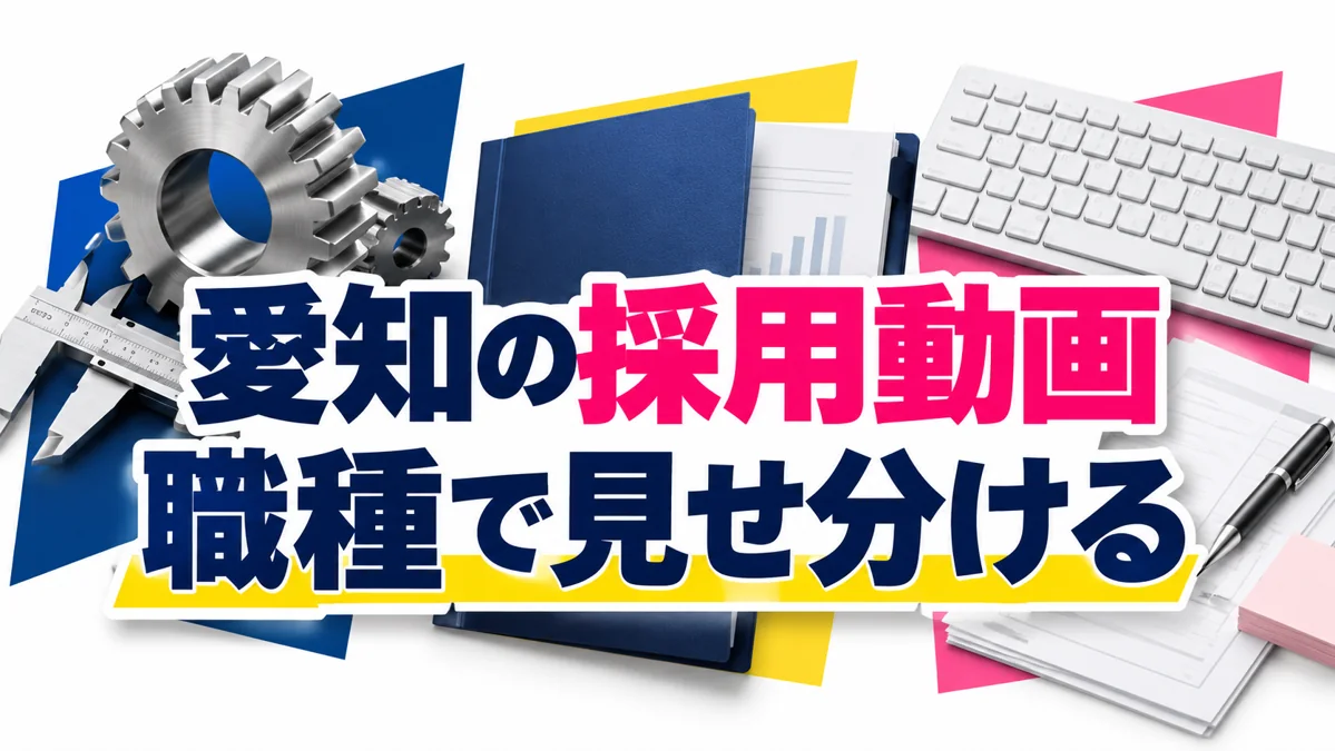 愛知の採用動画|製造・営業・事務で変えたい仕事内容の見せ方のアイキャッチ画像