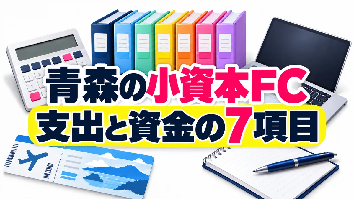 青森で小資本フランチャイズを探すなら？加盟費以外に確認したい7つの支出と資金のアイキャッチ画像
