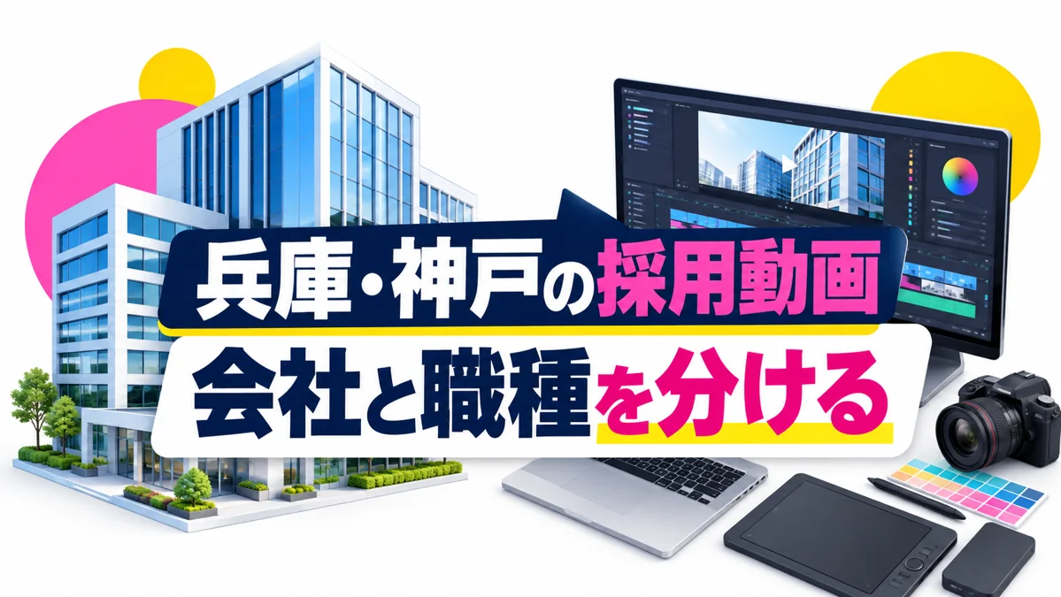兵庫・神戸の採用SNS動画|会社紹介と職種紹介をどう使い分ける?のアイキャッチ画像
