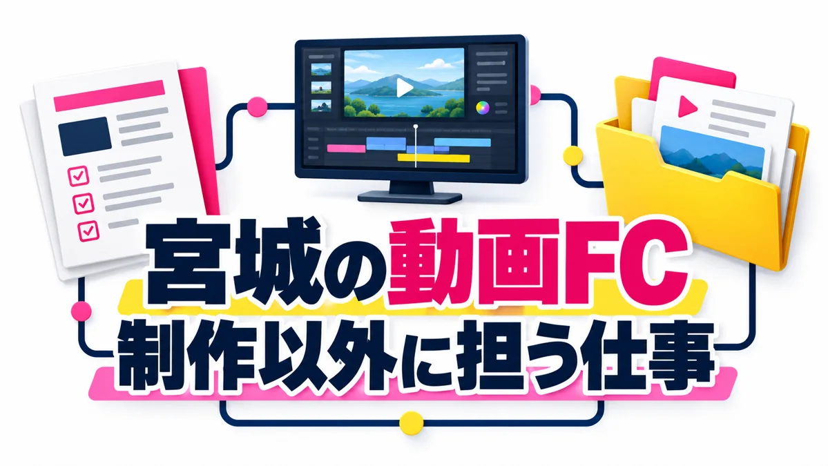 宮城でショート動画FCを検討するなら？制作未経験でも担う仕事とは？のアイキャッチ画像