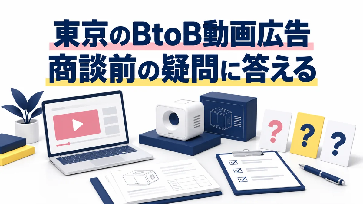 東京のBtoB企業向け動画広告|商談前の疑問に答える7つの企画のアイキャッチ画像