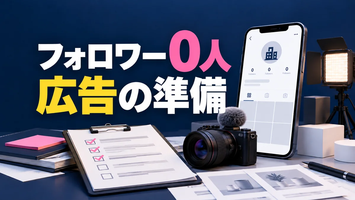 フォロワー0人でもショート動画広告は出せる？始める前にそろえる5項目のアイキャッチ画像