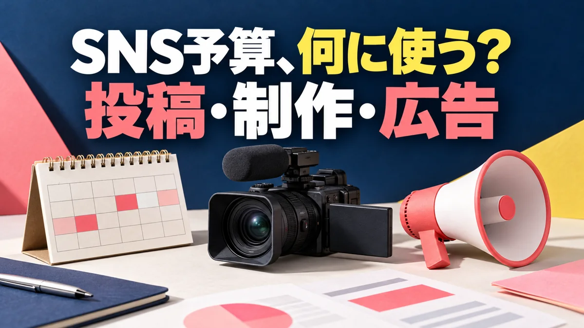 SNS予算は何に使う？投稿・ショート動画制作・広告の3つを目的別に比較のアイキャッチ画像