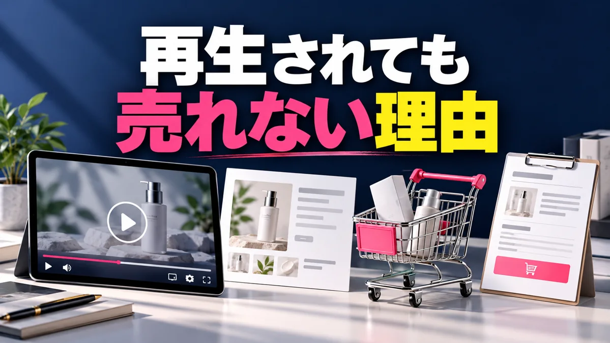 TikTokで再生数は伸びたのに売れない｜運用会社と確認したい5つの数字のアイキャッチ画像
