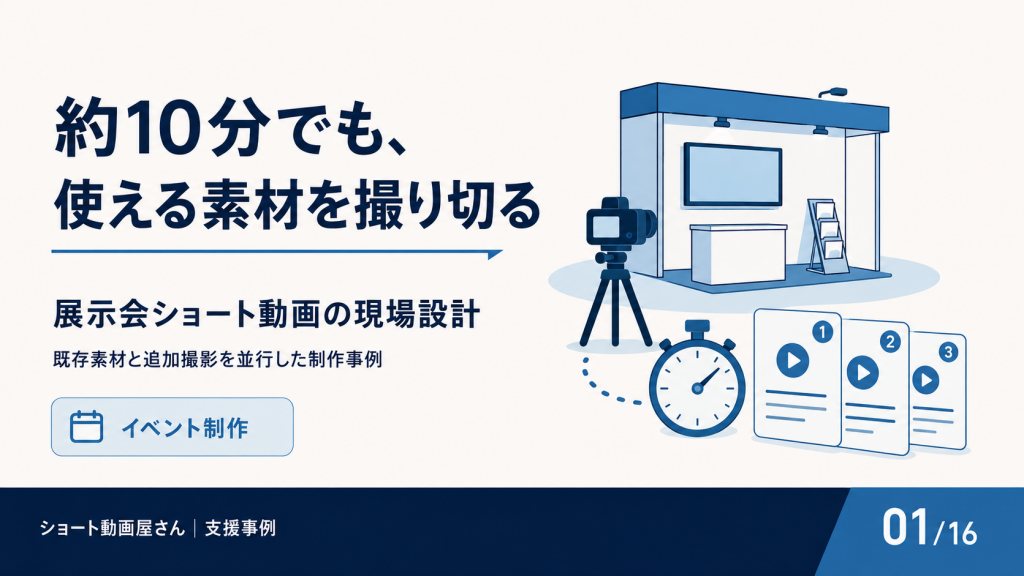 約10分でも、使える素材を撮り切るの表紙