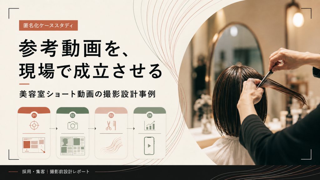 参考ショート動画を、現場で成立させるの表紙
