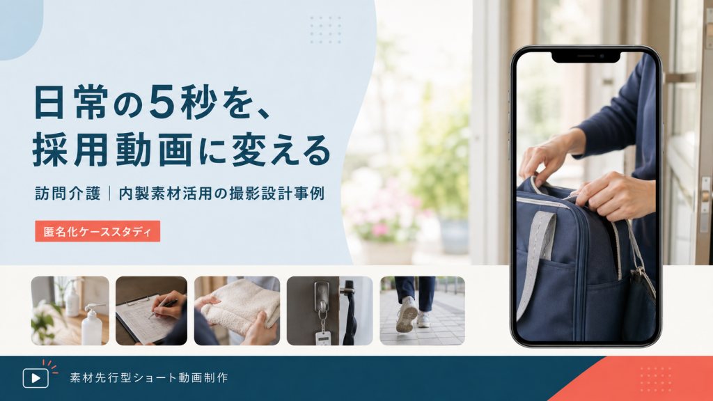 日常の5秒を、採用ショート動画に変えるの表紙