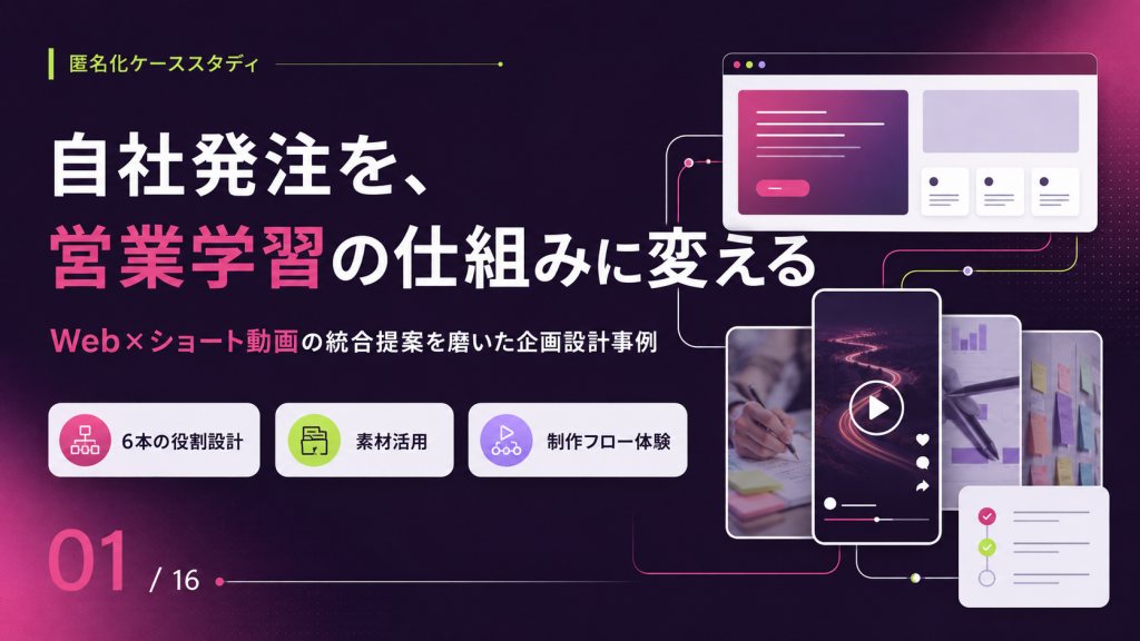 自社発注を、営業学習の仕組みに変えるの表紙