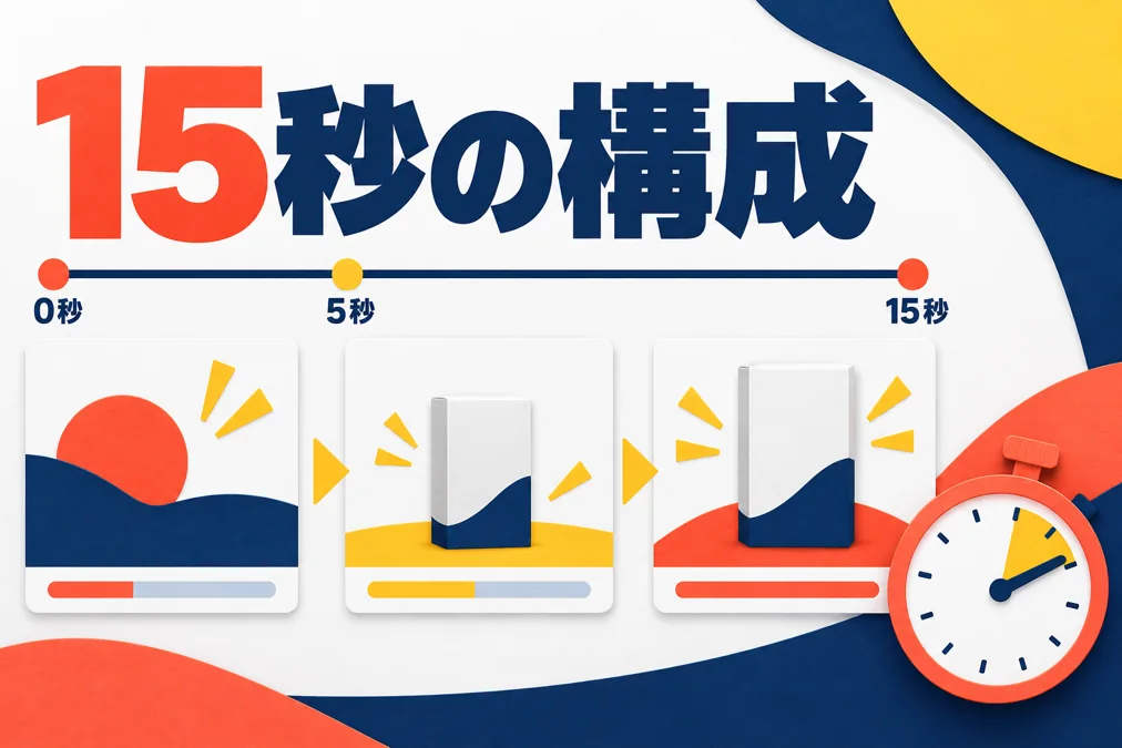 15秒の動画広告はどう構成する？情報を絞る手順と台本例のアイキャッチ画像