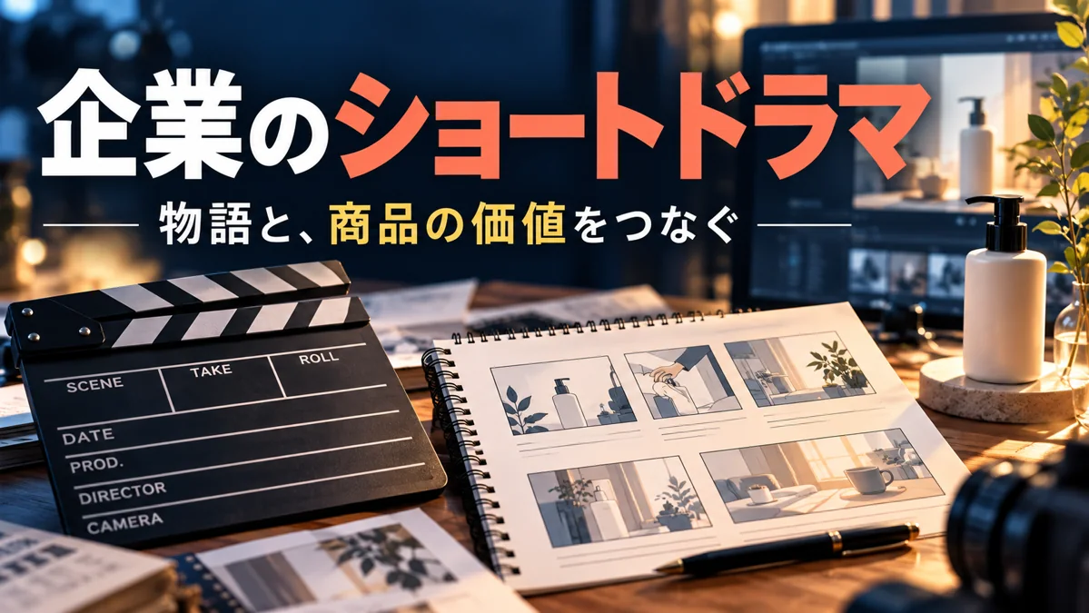 企業のショートドラマは何を伝える？商品を自然に組み込む企画の考え方のアイキャッチ画像