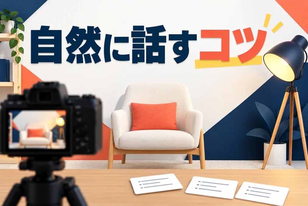 動画で自然に話すには?棒読みを減らす台本と撮影の進め方のアイキャッチ画像