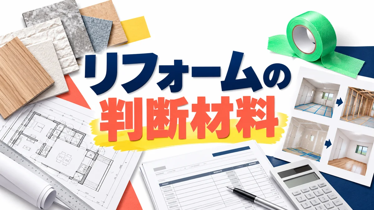 リフォームの動画集客|施工前後だけでなく判断材料を伝える企画のアイキャッチ画像