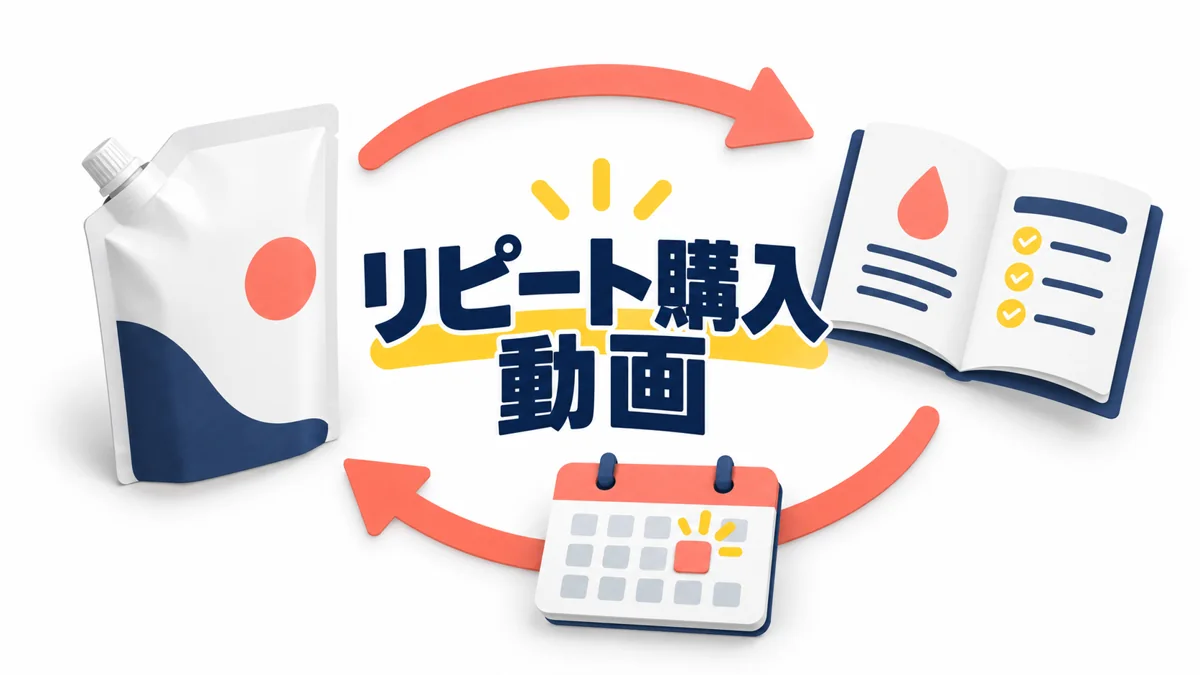 リピート購入につなげる動画｜使い方・活用例・買い足す理由の伝え方のアイキャッチ画像