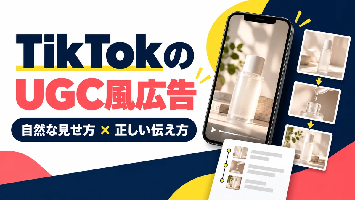 TikTokのUGC風広告の作り方|通常投稿との違いと構成の考え方のアイキャッチ画像