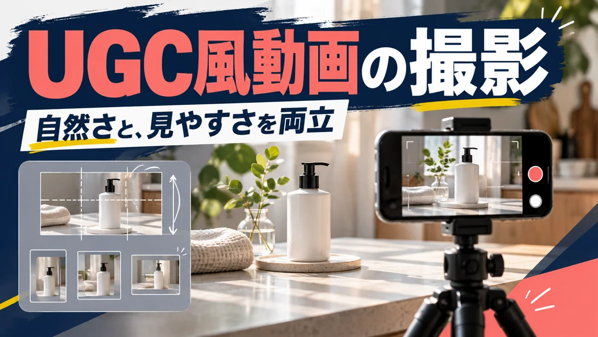 UGC風動画を自然に撮るには？話し方・場所・カメラとの距離の工夫のアイキャッチ画像