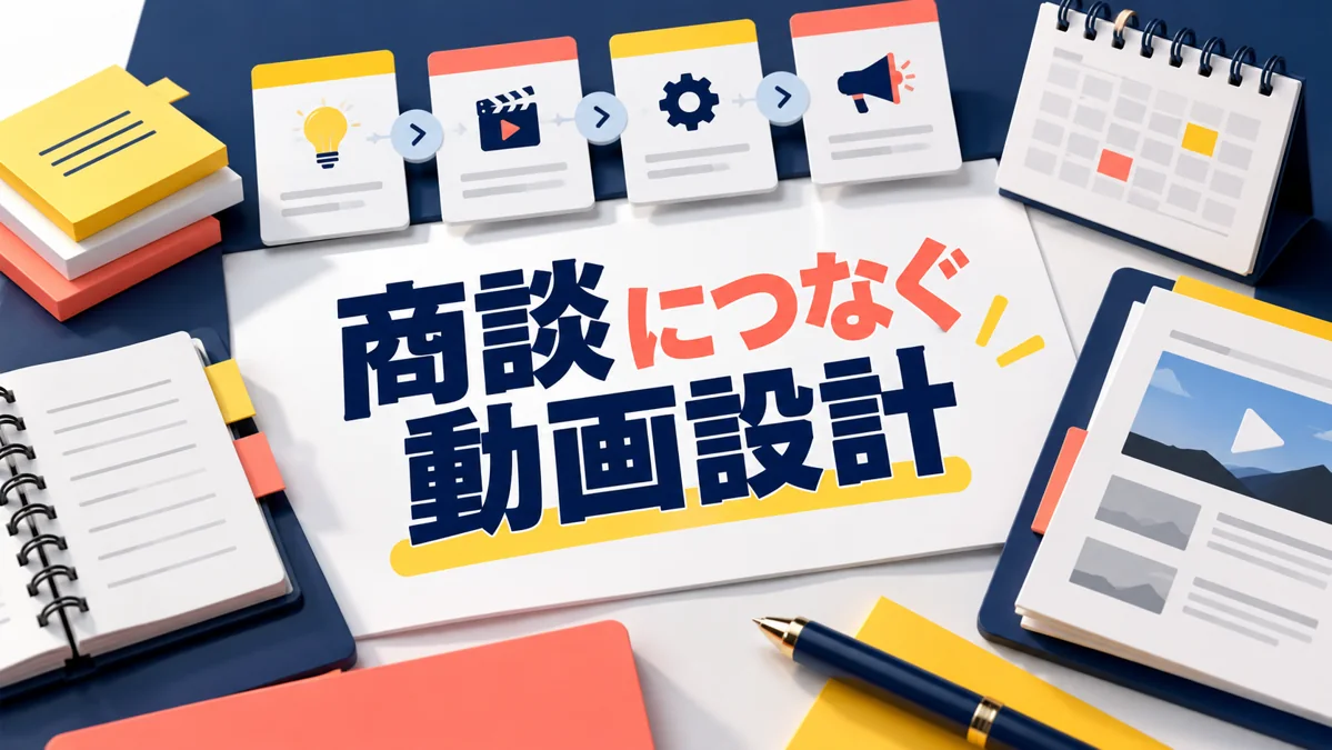 動画から商談につなげるには？相談前に伝えたい課題・支援内容・条件のアイキャッチ画像