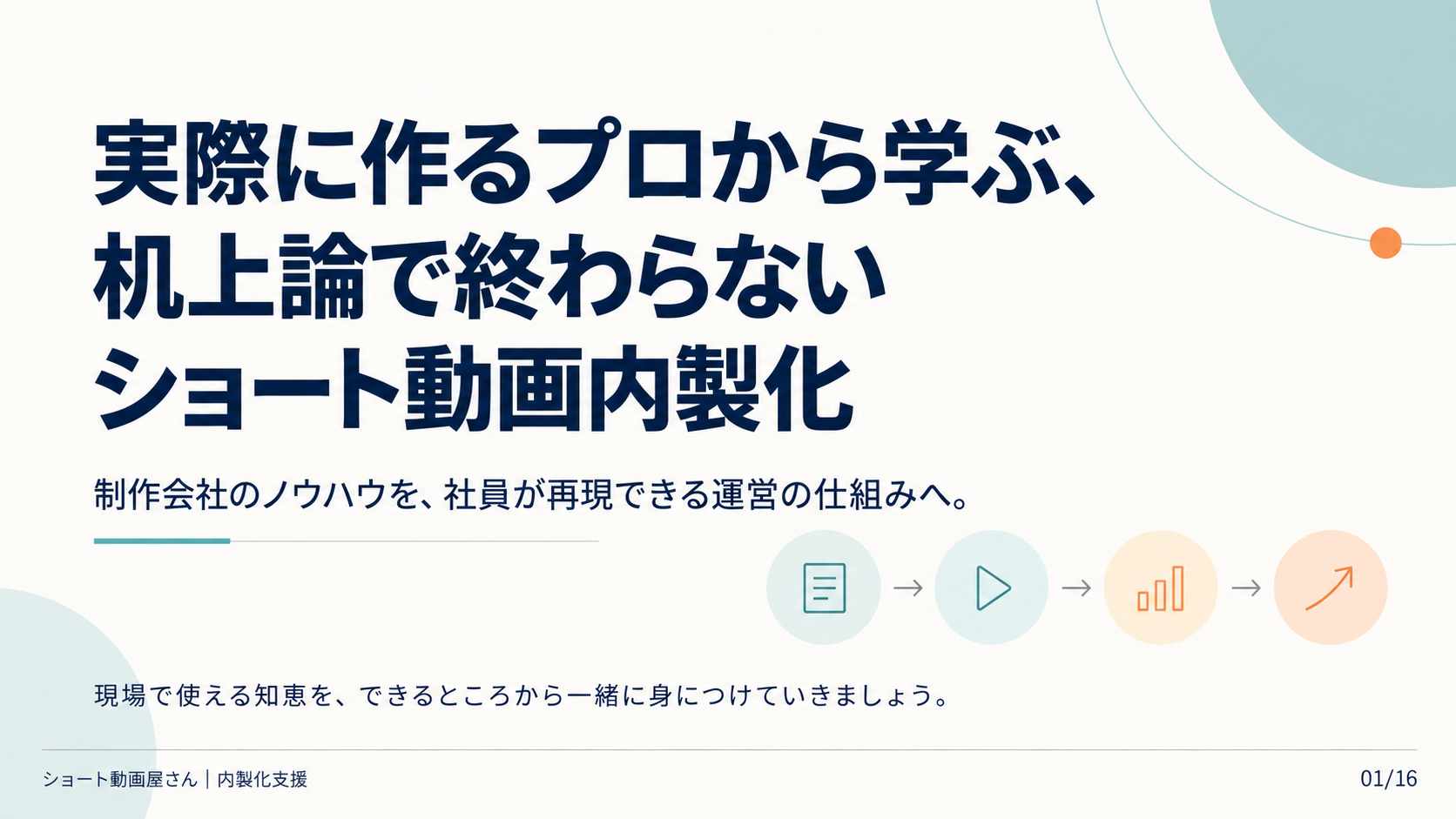 実際に作るプロから学ぶ、机上論で終わらないショート動画内製化の表紙