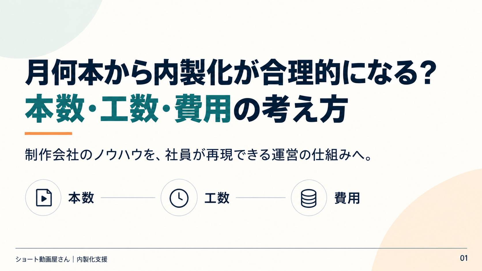 月何本から内製化が合理的になる？本数・工数・費用の考え方の表紙